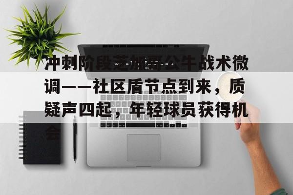 爱游戏-冲刺阶段芝加哥公牛战术微调——社区盾节点到来，质疑声四起，年轻球员获得机会的简单介绍
